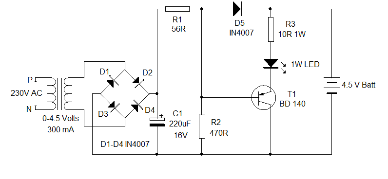 1W-LED急救灯