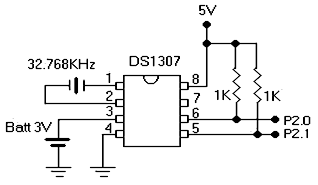 RTC DS1307电路