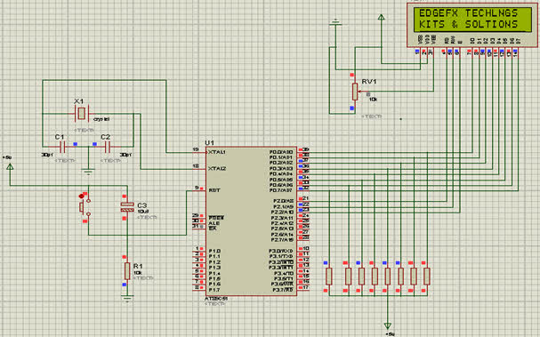 LCD编程，带8051微控制器