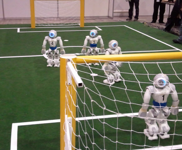 足球机器人工作